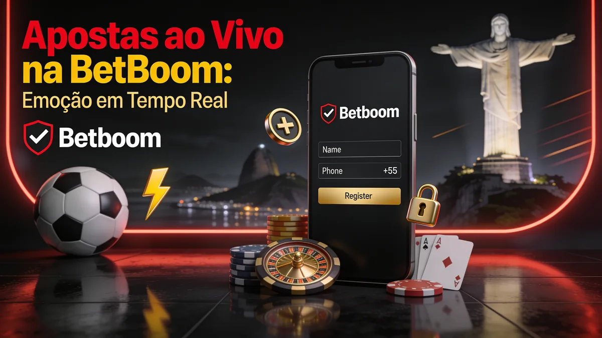 Apostas ao Vivo na BetBoom: Emoção em Tempo Real para jogadores no Brasil